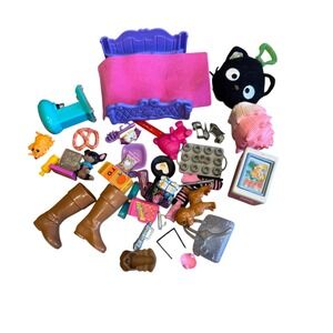 Mattel Barbie Disney Mixed Accessories Toy Lot Kids Furniture Food